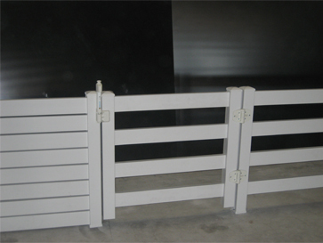 Puerta para valla de PVC