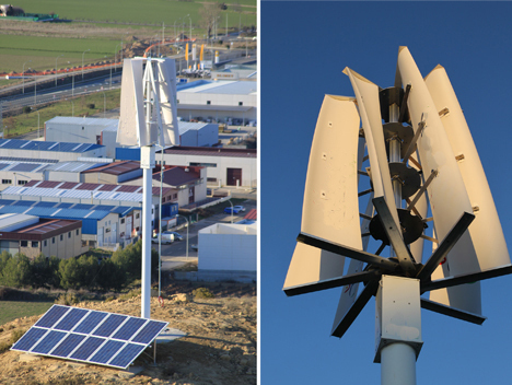 Solar-wind hybrid system