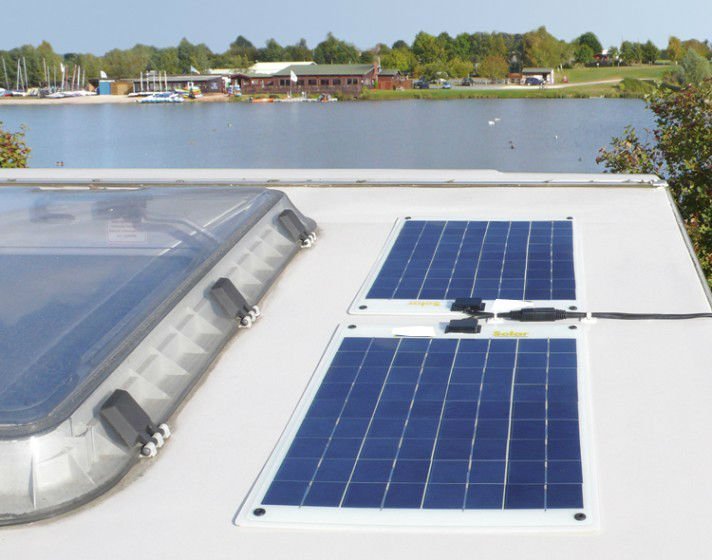 80W 12V Semi Flexible Mono Solar Panel Perfect for Yacht,Boat,Caravan