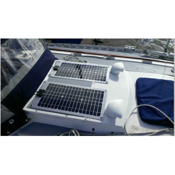 80W 12V Semi Flexible Mono Solar Panel Perfect for Yacht,Boat,Caravan