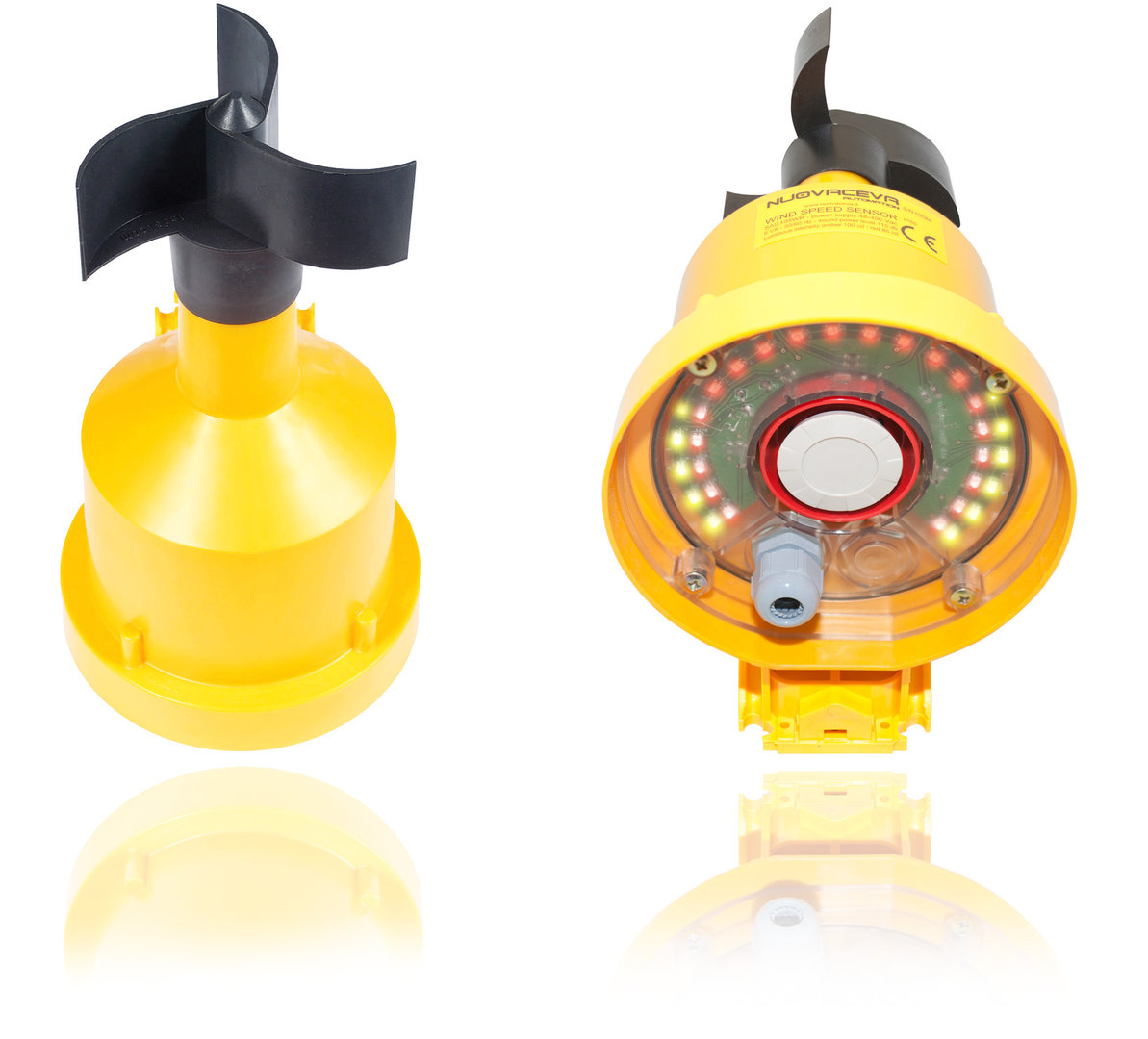 Anemometer with alarm for inflatable games