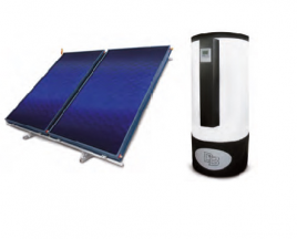 212 liters and two solar panels hot water systems Solartermic