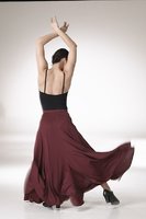 Húmedo Final Imitación Faldas y Vestidos para Baile - Vestuario de danza ®