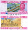 GABON 2002 - pk 408 A - 2000 Francs