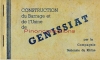 GENISSIAT (01) - Construction du barrage et de l'usine