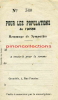 (02) - Souscription 1918 pour les populations de l'Aisne