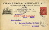 COUSANCESAUX FORGES (55) - Carte publicitaire des ateliers de construction CHAMPENOIS