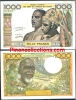 AFRIQUE de L'OUEST - Mille francs type 1960