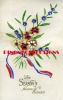 LIBERATION - Bouquet tricolore - "The season's happy wisnes"