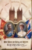 GRANDE BRETAGNE  - carte commémorative du couronnement , Roi Georges V et Reine Marie