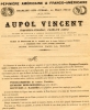MAYET D'ECOLE - Vers 1910, prospectus pépinière Aupol Vincent