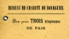 BOURGUEIL (37) - BON - pour 3 Kilogrammes 500 de Pain - vers 1920/1925