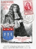 AUXERRE (89) - 1947, journée du timbre, Louvois avec cachet spécial 1er jour