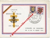 GRENOBLE (38) - 15 juillet 1951, 5e Congrès de la Résistance Belge. Carte postale commémorative