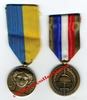 Décorations : Commémo de l'union nationale des combattants et Médaille de l'union fédérale des comba