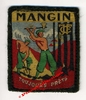 CHANTIERS DE JEUNESSE n°27 - Insigne tissus du groupement 27 (Foix-Ariège) - "MANGIN TOUJOURS PRÊT"