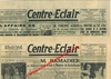 (37) - Actualités 1947 - Douze numéros du quotidien "Centre Eclair" 23 rue Etienne Palu