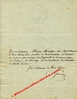 AUTOGRAPHE GOURLAY (Jean Marie de.) - Lettre autographe signée, adressée au citoyen Gaudin -- 1802