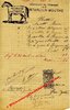 PONTARLIER (25) - Facture à "entête" 1899 - Gustave POIX loueur de chevaux, 5 rue Tissol