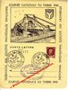 ALFORTVILLE (94) - Le Pont suspendu - Journée du Timbre 1943 sur carte lettre officielle.