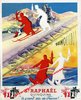 ST RAPHAEL / QUINQUINA - Carton publicitaire 25,5 x 20,5 cm - Années 1939/40 - Illustrateur PHILI