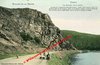 FUMAY (08) - Le Rocher de la Luve - Vue animée du chemin de halage le long de la Meuse