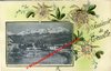 GRENOBLE (38) - Souvenir de… - Avec véritables fleur d'edelweiss - Panorama des quais et les alpes