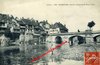 ARGENTON (36) - Vieilles galeries et vieux pont - Beau plan animé pris de la rivière - ?196