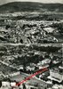 REMIREMONT (88) - 2 cartes - Vues aériennes vers 1950 - Vue générale, Place Jules Méline