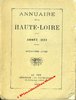 (43) - ANNUAIRE de la HAUTE LOIRE - Année 1933 - Le Puy Imp "La Haute Loire". 554 pages