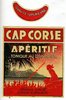 CAP CORSE - Etiquette - Circa 1950 - Apéritif tonique au QUINQUINA - Impression RUEL n°628
