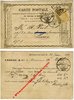 BOULOGNE SUR MER (62) - Carte postale pionnière à entête repiquée des Ets LEBEAU et Cie 1873.