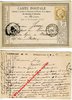 BOULOGNE SUR MER (62) - Carte postale pionnière modèle 1875 à entête repiquée des ETS LEBEAU et Cie