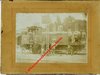 TOURS (37) - Gros plan locomotive au dépôt vers 1890 - Belle photo 12 x 17 cm animée