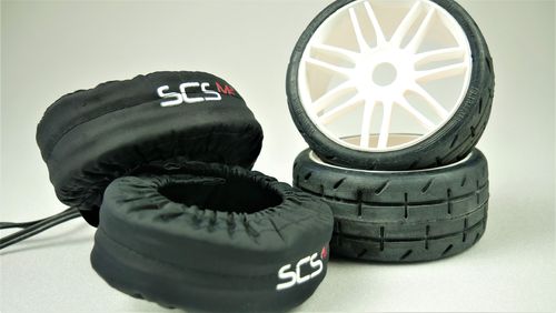 SCS M² - Warmer Tires 1/8 GT [M80120]