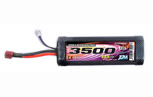 T2M - Battery Li-Po 7.4V 3500mAh 25C [T1335002C]