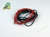 Silicon wires AWG9 - 6,63mm² red+black [17090]
