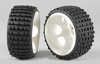 FG - OR Buggy tires M wide glued white [60210/05]