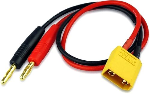 DM Racing  - Gold charger lead - XT90 [01201]