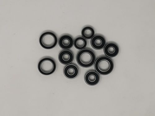 Ball bearings set 2RS for FG Sportsline 2WD-E - Alloy differential [Bearing-set_FG2WDE]