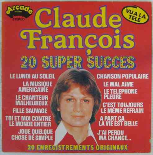VINYL 33 T claude françois " 20 super succes " 1977