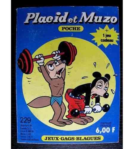 BD Placid et Muzo poche n°229 jeux-gags-blagues