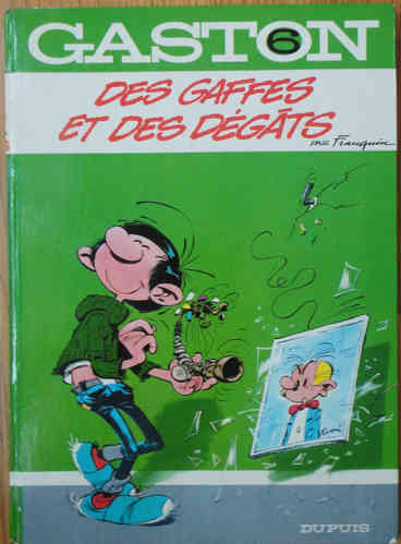 BD Gaston des gaffes et des dégâts 1977