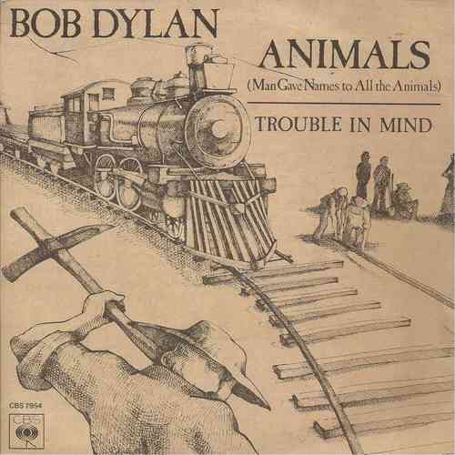 VINYL45T bob dylan animals 1979
