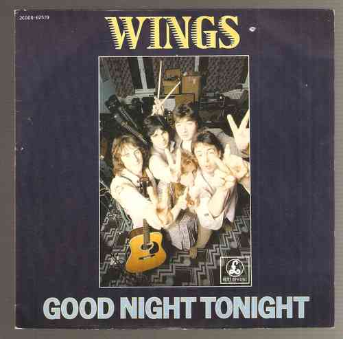 VINYL45T wings good night tonight 1979