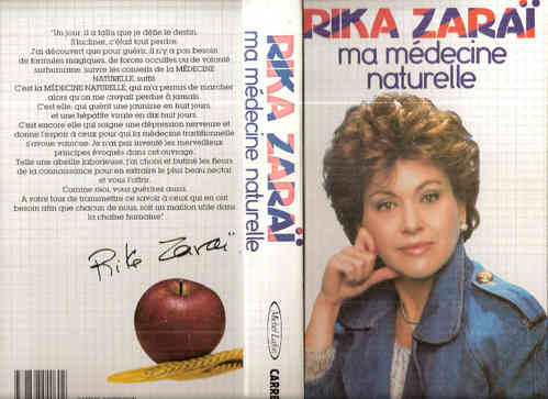 LIVRE Rika Zarai ma médecine naturelle 1985