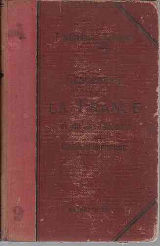 LIVRE géographie de la France 2eme édition Hachette 1896
