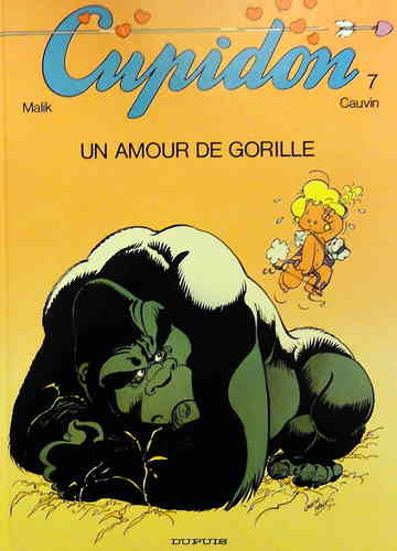 BD Cupidon n°7 un amour de gorille Malik Cauvin Dupuis EO 1995