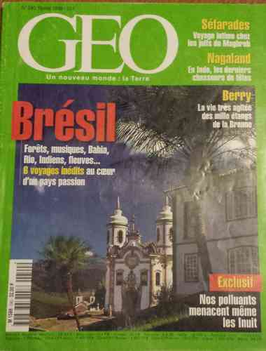 LIVRE Géo le Brésil numéro n°240