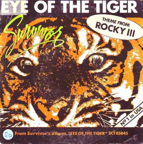 VINYL45 T survivor eye of the tiger 1982
